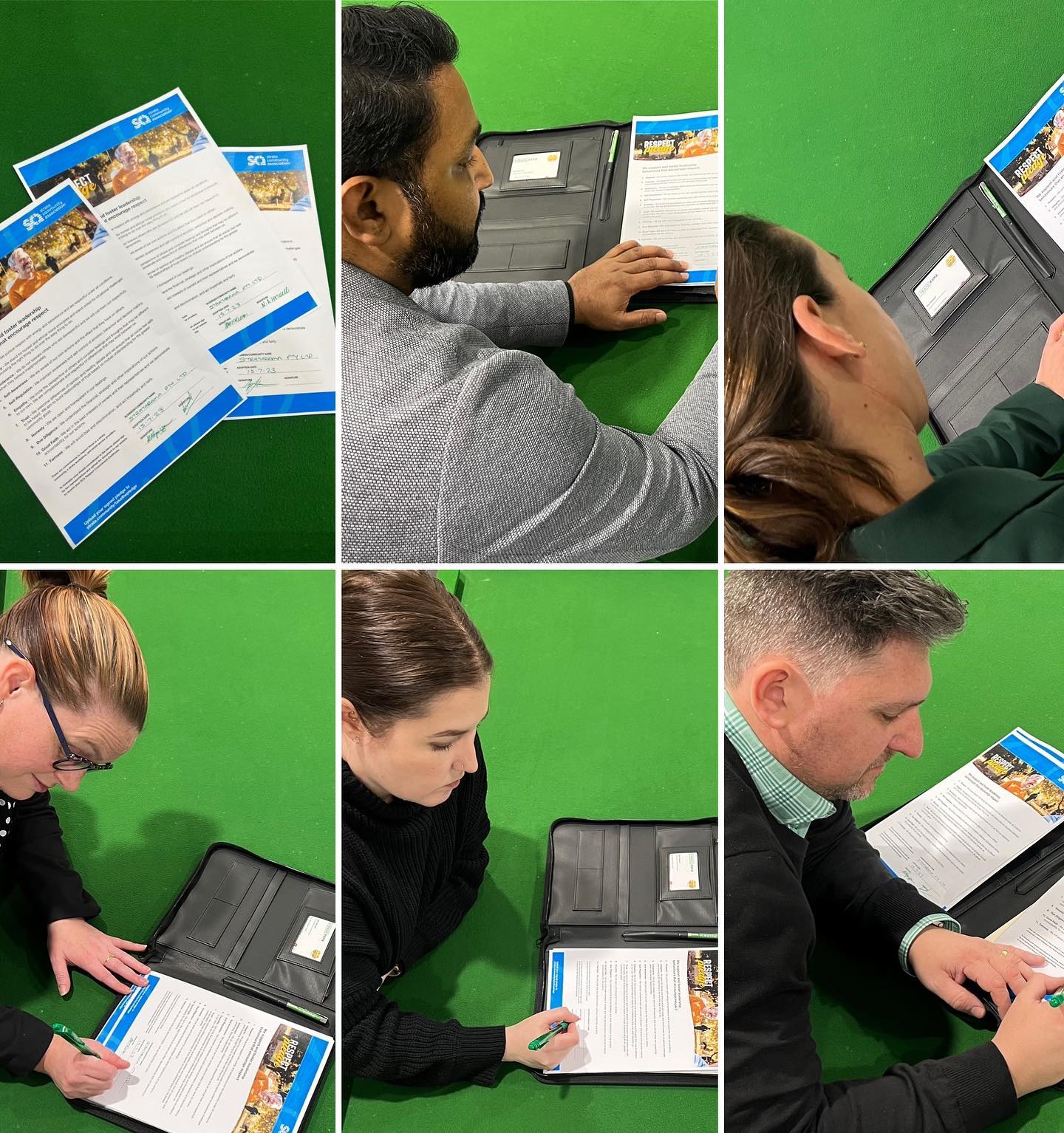 stratarama signing the respect pledge